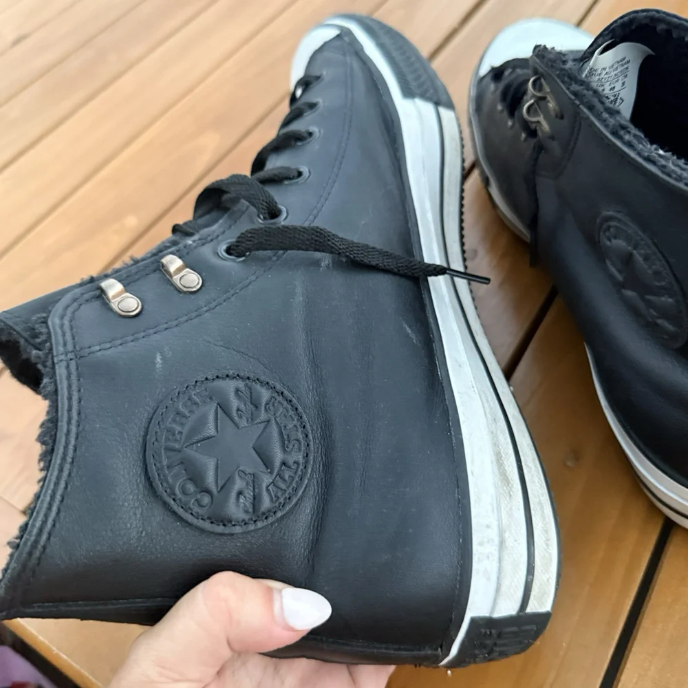 Converse All Star Black/White High Chuck Taylor Sneakerboots Gore Tex Sz 11.5
